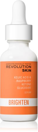 Revolution Skincare Brighten Kojic Acid & Raspberry Ketone Glucoside sérum hydratant illuminateur pour un teint unifié