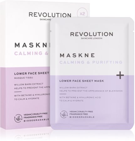 Revolution Skincare Maskcare Maskne Calming & Purifying masque régénérateur en profondeur pour peaux sensibles et irritées