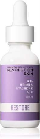 Revolution Skincare Retinol 0.3% protivráskové retinolové sérum s kyselinou hyalurónovou
