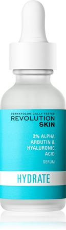 Revolution Skincare Hyaluronic Acid & 2% Alpha Arbutin sérum hydratant illuminateur