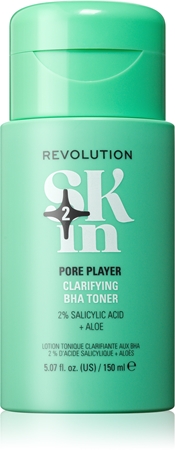 Revolution Skincare Clearly Clarify 2% Salicylic Acid &Aloe Clarifying BHA Toner Reinigungstonikum zur Regulierung der Talgbildung