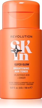 Revolution Skincare Be Bright Glow 5% Glycolic Acid Brightening AHA Toner rozjasňující tonikum