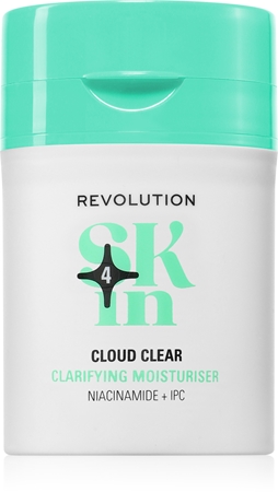 Revolution Skincare Clearly Clarify Cloud Clear lehký vyživující a hydratační denní krém s niacinamidem