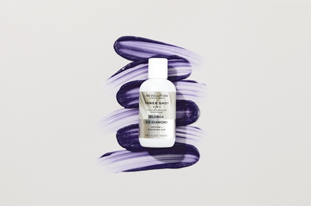 Revolution Haircare Toner Shot Blonde Ice Diamond tápláló tonizáló maszk 3 az 1-ben