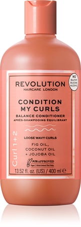 Revolution Haircare My Curls 1+2 Condition My Curls βαθιά αποκαταστατικό κοντίσιονερ για σγουρά μαλλιά