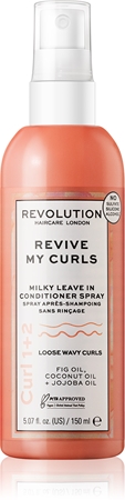 Revolution Haircare My Curls 1+2 Revive My Curls balzam brez spiranja za valovite lase