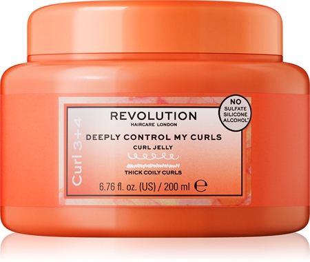 Revolution Haircare My Curls 3+4 Deeply Control My Curl stylingové želé pro kudrnaté vlasy