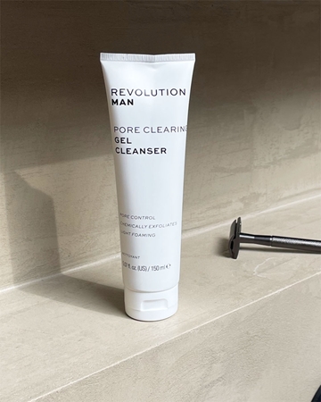 Revolution Man Pore Clearing Cleansing Gel for hydration and pore minimising