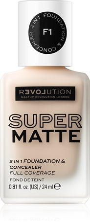 Revolution Relove Super Matte Foundation dlouhotrvající matující make-up