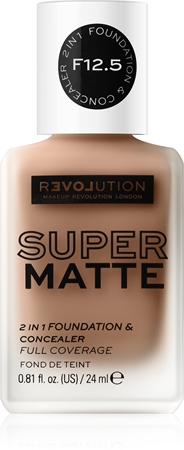Revolution Relove Super Matte Foundation dlouhotrvající matující make-up