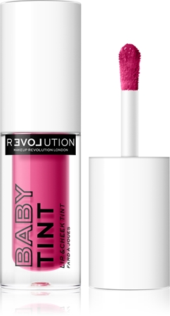 Revolution Relove Baby Tint blush liquide et brillant à lèvres