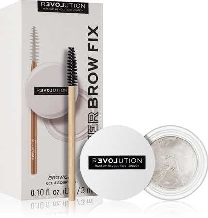Revolution Relove Power Brow gel pentru sprancene cu pensula
