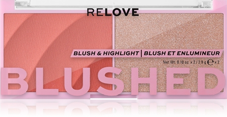 Revolution Relove Blushed Duo Blush & Highlighter blush e illuminante