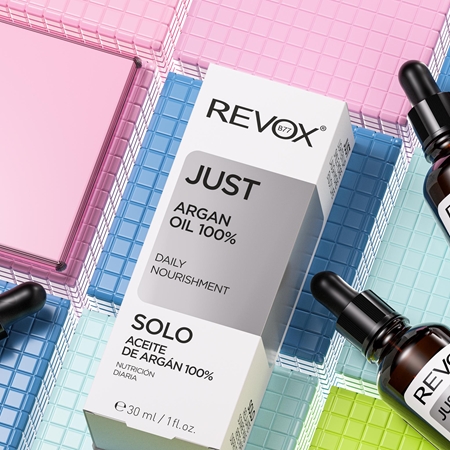 Revox B77 Just Argan Oil 100% olio siero nutriente per viso e collo