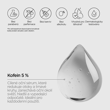 Revox B77 JUST Caffeine 5% sérum na oční okolí s kofeinem