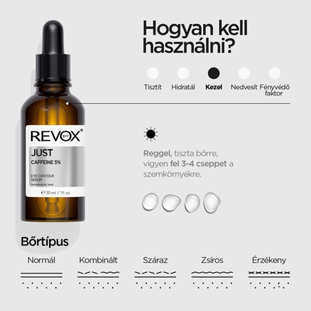 Revox B77 Just Caffeine 5% szemkörnyékápoló szérum koffeinnel