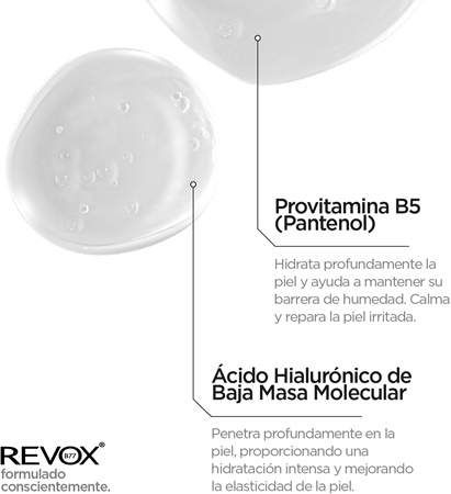 Revox B77 JUST Hyaluronic Acid 5% loción hidratante para rostro y cuello