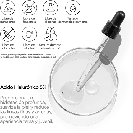 Revox B77 JUST Hyaluronic Acid 5% loción hidratante para rostro y cuello