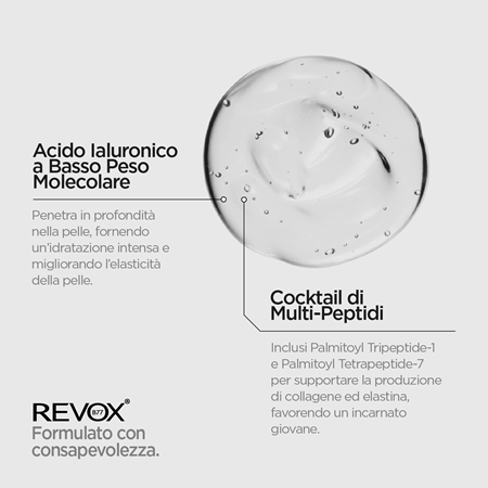 Revox B77 JUST Peptides 10% siero rassodante viso con peptidi