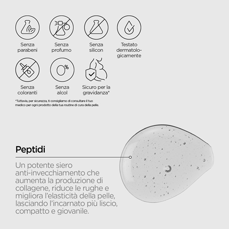 Revox B77 JUST Peptides 10% siero rassodante viso con peptidi