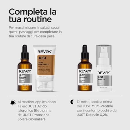 Revox B77 JUST Peptides 10% siero rassodante viso con peptidi