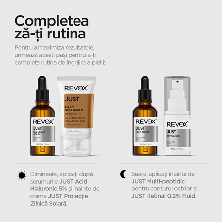 Revox B77 JUST Peptides 10% Ser facial pentru fermitate cu peptide