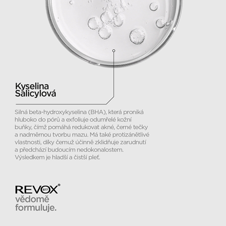 Revox B77 Just Salicylic Acid 2% exfoliační peelingové sérum na obličej