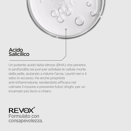 Revox B77 Just Salicylic Acid 2% siero peeling esfoliante per il viso
