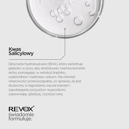 Revox B77 JUST Salicylic Acid 2% serum peelingujące o działaniu złuszczającym do twarzy