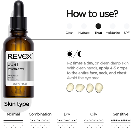 Revox B77 Just Vitamin C 20% antioxidant serum with vitamin C