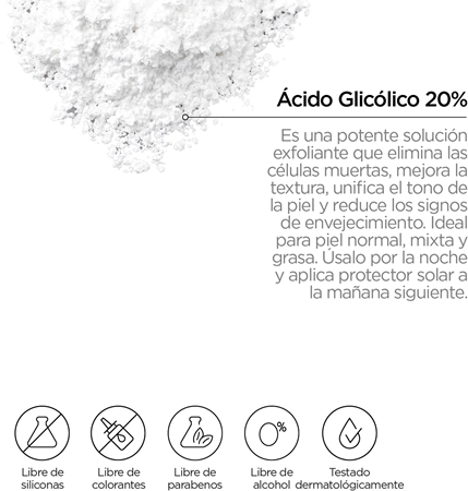 Revox B77 Just Glycolic Acid 20% sérum exfoliante antiarrugas para el rostro