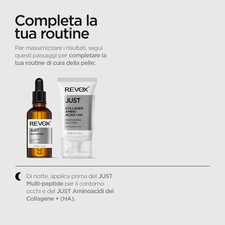Revox B77 JUST Glycolic Acid 20% siero esfoliante levigante per il viso