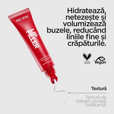 Revox B77 Lip Filler Hyaluronic Acid Balsam de buze hidratant pentru volum maxim