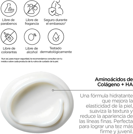 Revox B77 JUST Collagen Amino Acids + HA emulsión hidratante para rostro y cuello