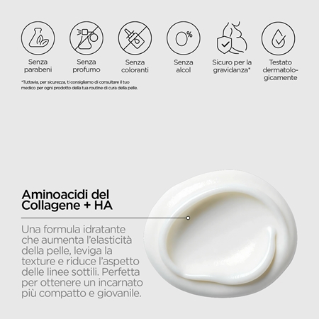 Revox B77 JUST Collagen Amino Acids + HA emulsione idratante per viso e collo
