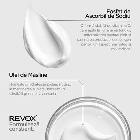 Revox B77 JUST Vitamin C 2% Suspension crema hidratanta cu efect iluminator pentru față și gât