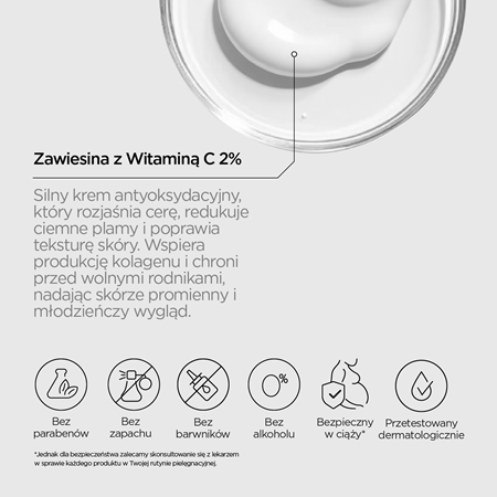Revox B77 JUST Vitamin C 2% Suspension rozświetlający krem nawilżający do twarzy i szyi