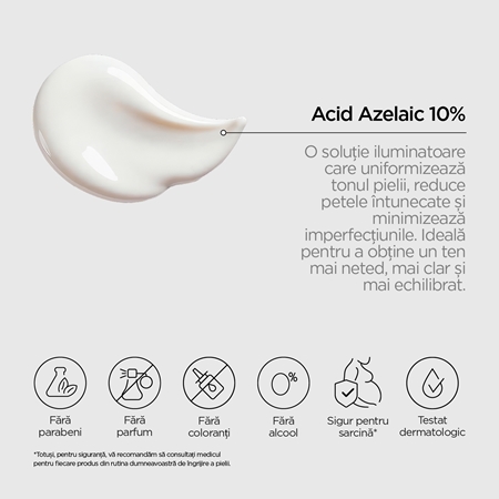 Revox B77 JUST Azelaic Acid 10% emulsia pentru stralucire faciale