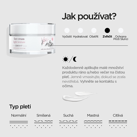 Revox B77 Japanese Routine Face Cream Light Texture lehký hydratační krém na obličej