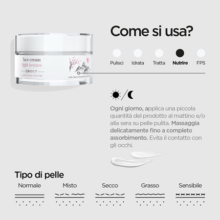 Revox B77 Japanese Routine Face Cream Light Texture crema idratante leggera per il viso