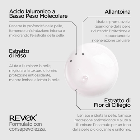 Revox B77 Japanese Routine Smoothing Face Serum siero lisciante viso