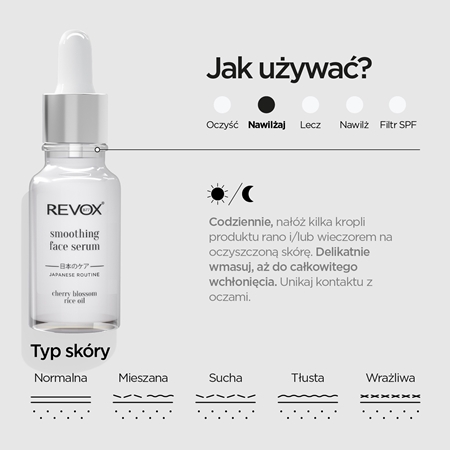 Revox B77 Japanese Routine Smoothing Face Serum wygładzające serum do twarzy