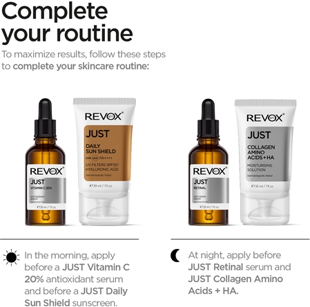 Revox B77 JUST Rose Water Avocado Oil Eye Care hydrating fluid for eye area to treat dark circles