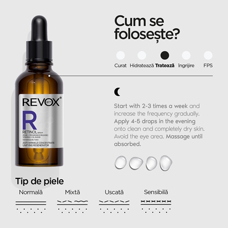Revox B77 Retinol Serum ser antirid cu retinol