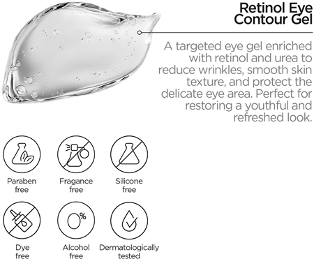 Revox B77 Retinol Eye Contour Gel krema proti gubam za predel okoli oči proti oteklinam in temnim kolobarjem
