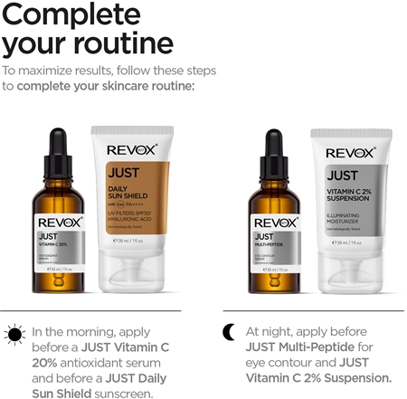 Revox B77 Just Alpha Arbutin 2% + HA rozjasňujúce sérum na tvár a krk