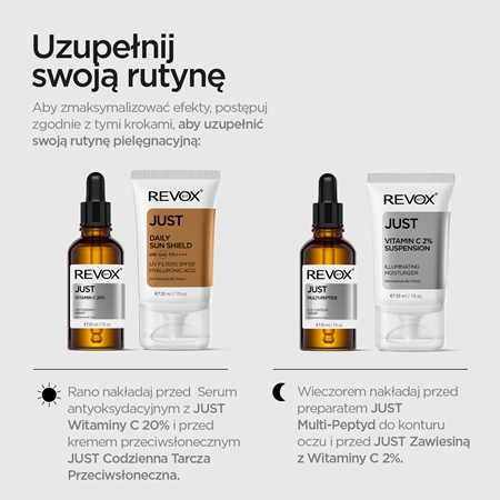 Revox B77 JUST Alpha Arbutin 2% + HA serum rozświetlające do twarzy i szyi