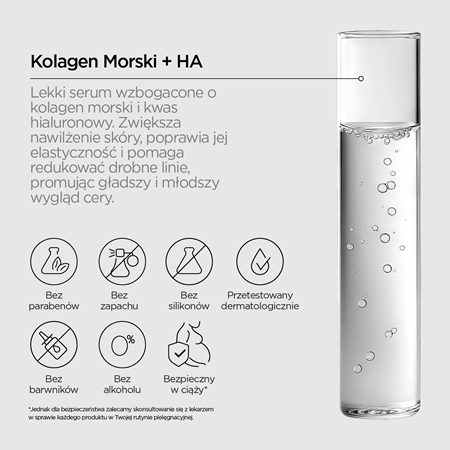 Revox B77 JUST Marine Collagen + HA serum nawilżające do twarzy i szyi