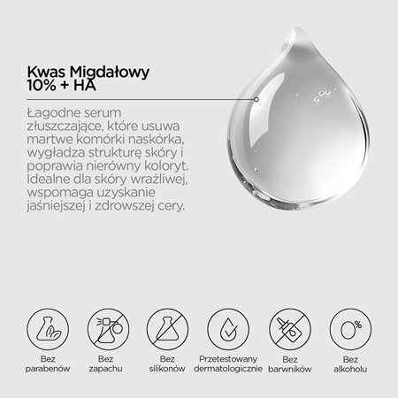 Revox B77 JUST Mandelic Acid 10% + HA serum wygładzające z kwasem migdałowym