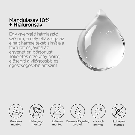 Revox B77 JUST Mandelic Acid 10% + HA kisimító szérum mandula savval